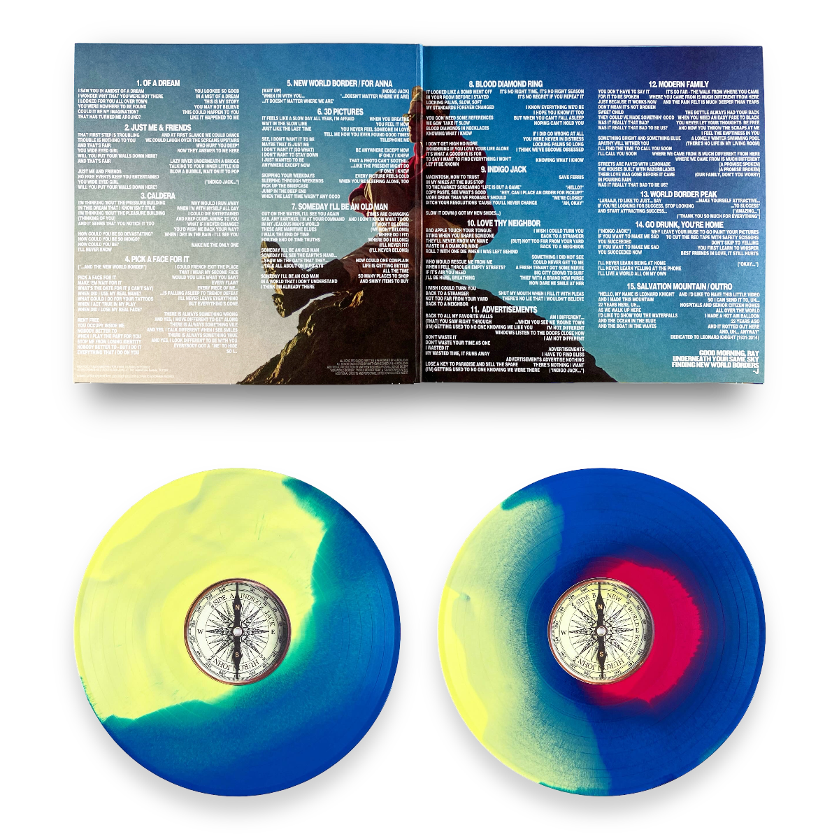 Huron John - Indigo Jack & The New World Border (Blood Diamond Deluxe Splatter Vinyl) w photo booklet