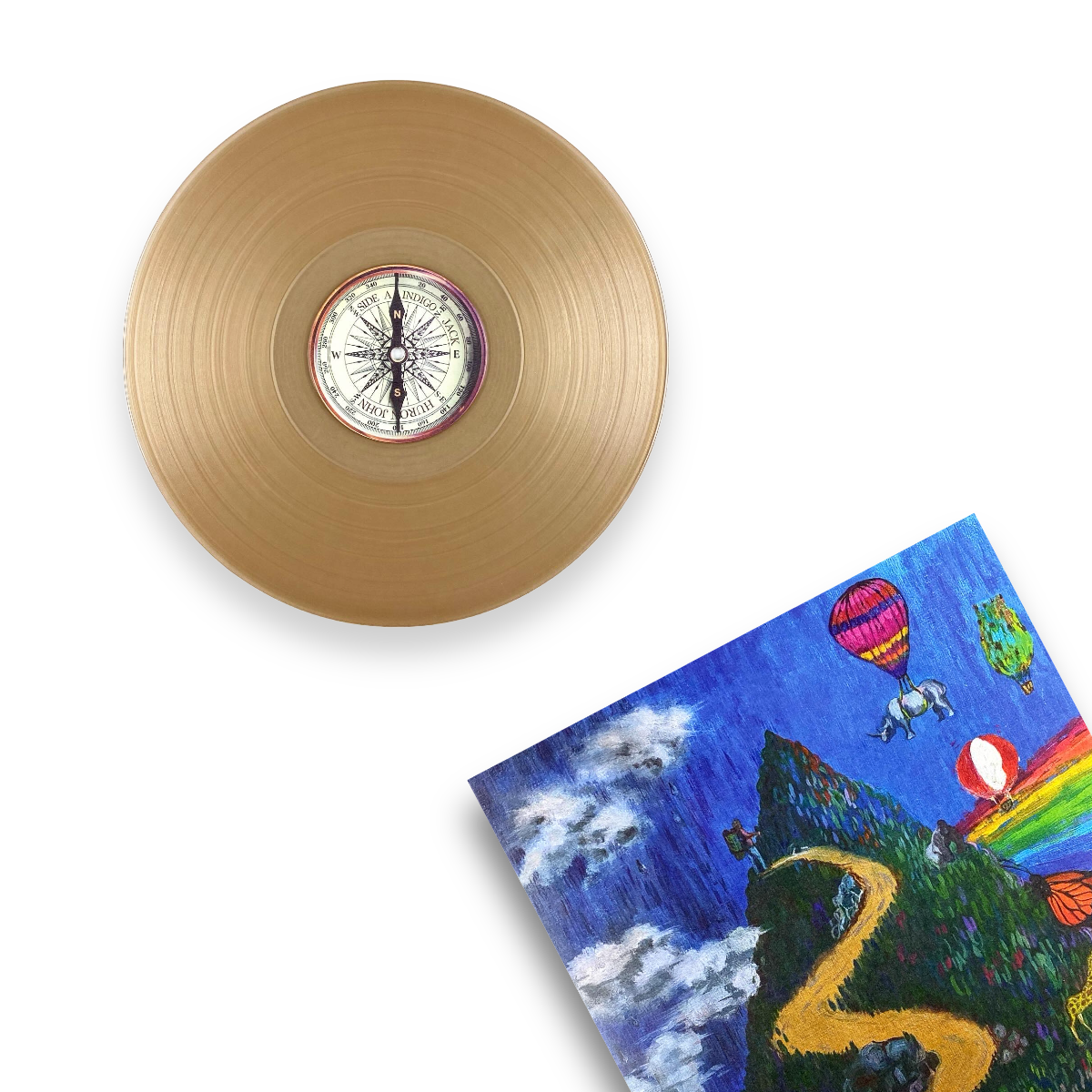Huron John - Indigo Jack & The New World Border (Caldera Sun Vinyl)