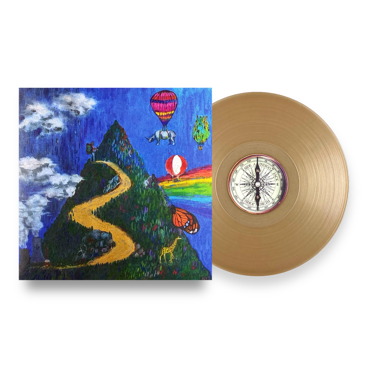 Huron John - Indigo Jack & The New World Border (Caldera Sun Vinyl)