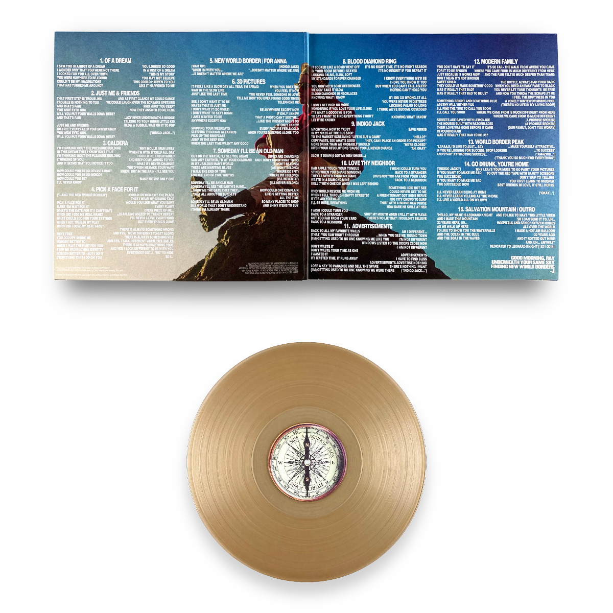 Huron John - Indigo Jack & The New World Border (Caldera Sun Vinyl)