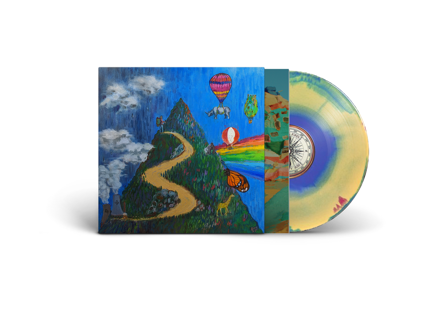 Huron John - Indigo Jack & The New World Border (Blood Diamond Deluxe Splatter Vinyl) w photo booklet
