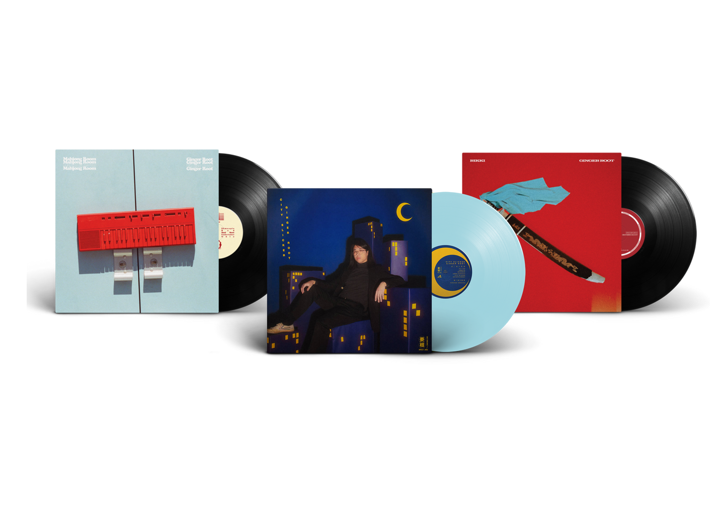 Ginger Root vinyl Bundle (City Slicker/Rikki/Mahjong Room)