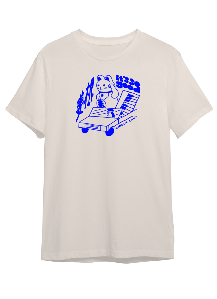 Ginger Root - Lucky Cat T-Shirt