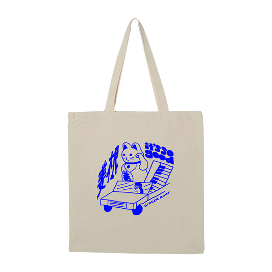 Ginger Root - Lucky Cat Tote Bag